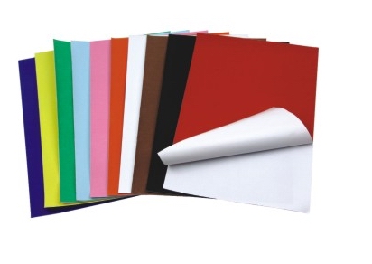 Flocking Velvet Paper sticker,Adhesive flocking Paper and Cardboard